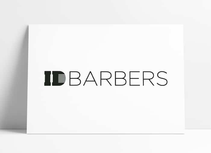 Initial ID Barbers Logo Design for Sale