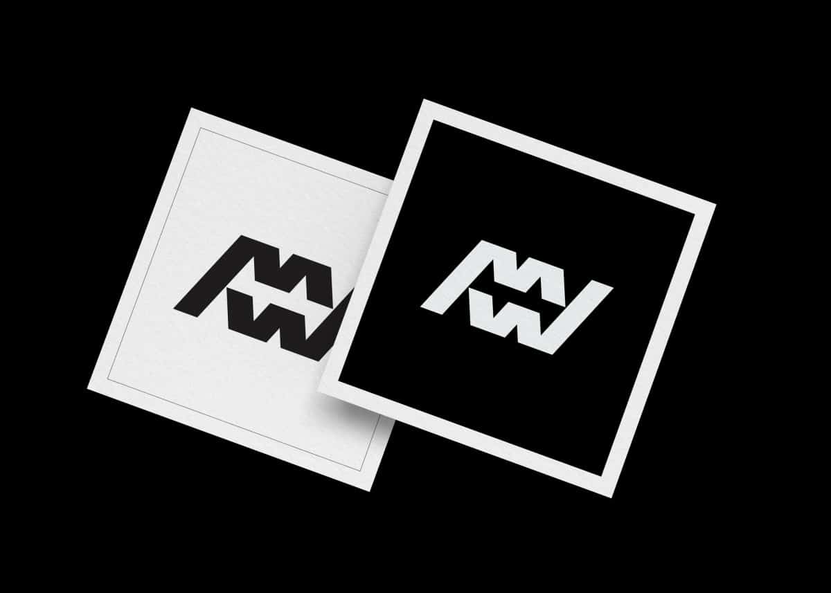 Initials M W Letters W M Logo for Sale by The Logo Smith