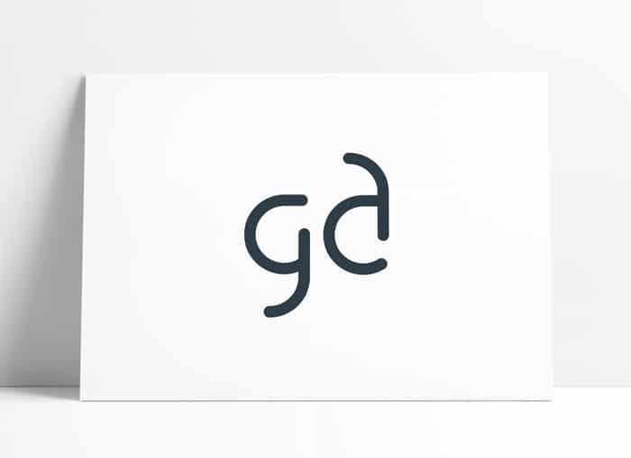 Letters G & D, Rounded