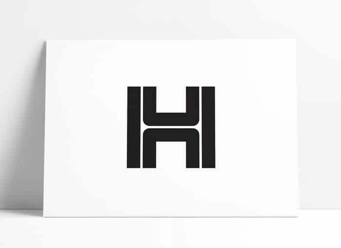 Letters u, n & H logo for sale