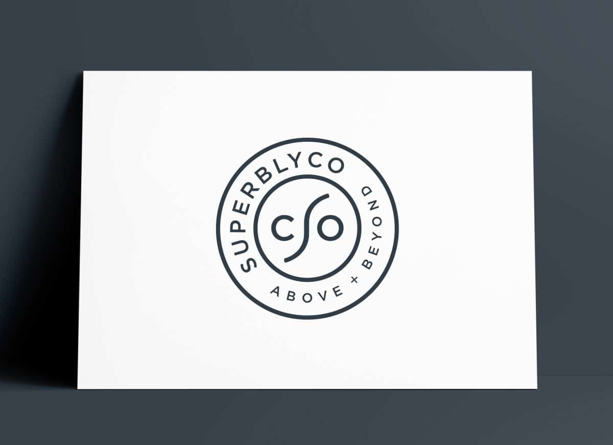 SuperblyCo Logo Designed by Smithographic Logo & Brand Identity Designer Studio