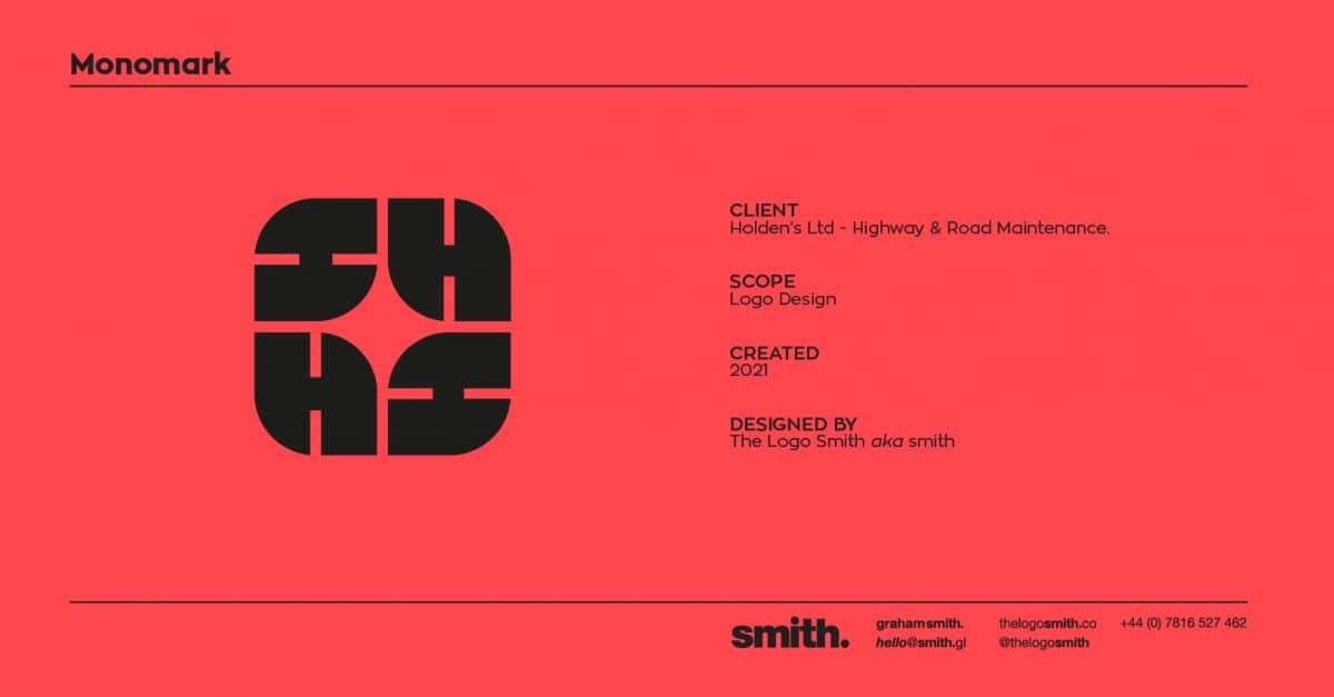road highway logo mark designed by the logo smith