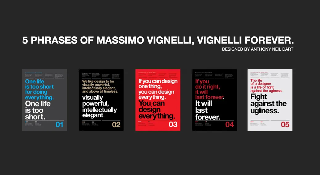 5 Phrases Of Massimo Vignelli Vignelli Forever