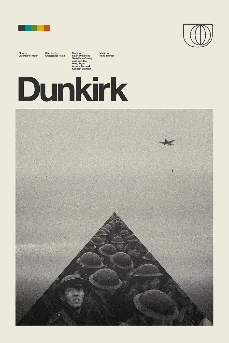 Dunkirk Retro Modern Movie Poster designed by Patrick Concepcion