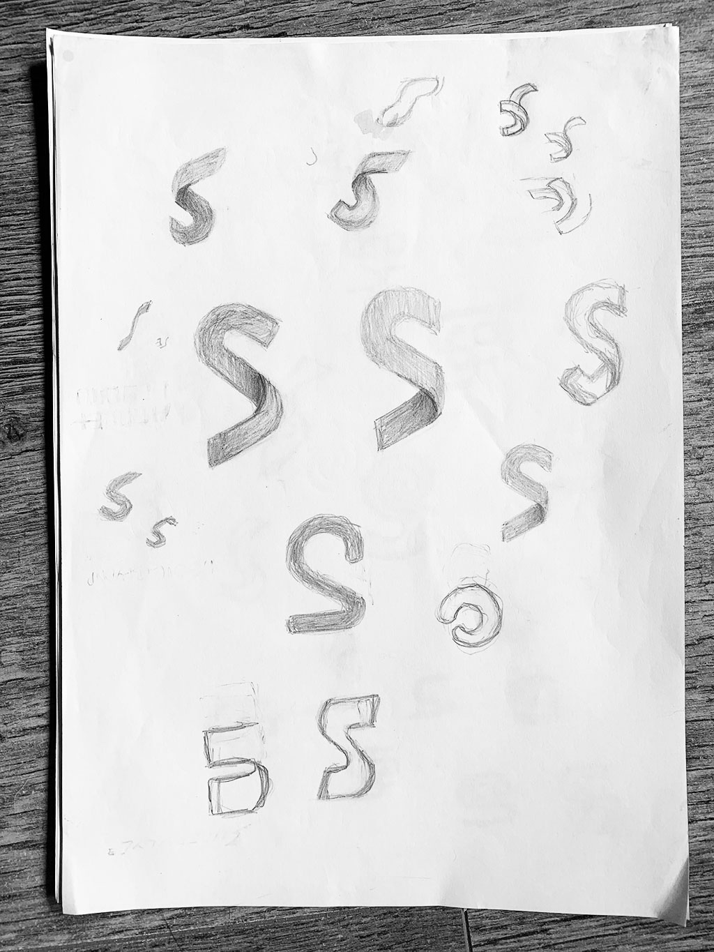 Logo Design Sketches for Initial S Letter S SuperblyCo
