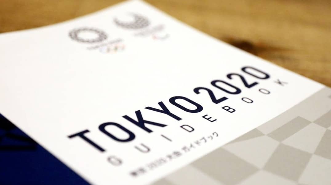 The official font for the Tokyo 2020 Olympic Games used on the official guidebook.