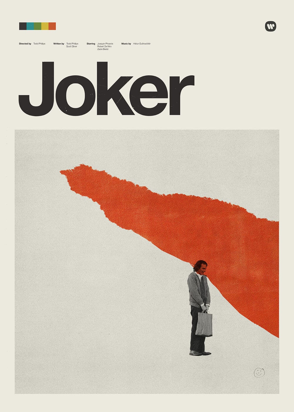 The Joker Retro Modern Movie Poster designed by Patrick Concepcion