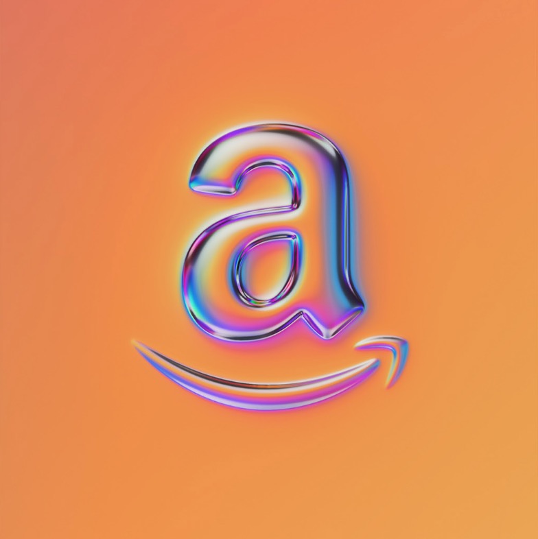 Amazon Chrome Logo - Famous Logos in Neon Chrome Designed by Martin Naumanna