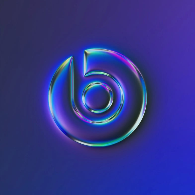 Dr Beats Chrome Logo - Famous Logos in Neon Chrome Designed by Martin Naumanna