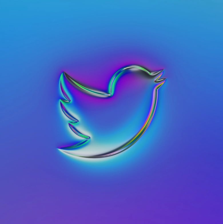 Twitter Chrome Logo - Famous Logos in Neon Chrome Designed by Martin Naumann