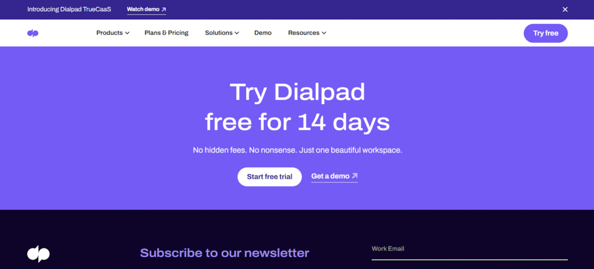small business VoIP by Dialpad