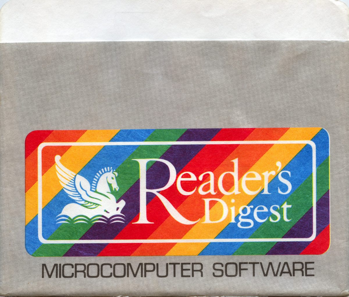 Readers Digest Diskette Floppy DIsk Cover Sleeves