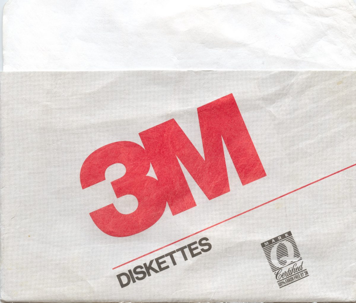 3m Diskette Disk Floppy DIsk Cover Sleeves