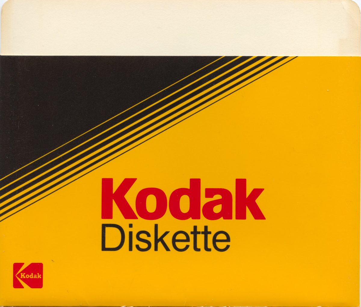 Kodak Diskette Disk Floppy DIsk Cover Sleeves