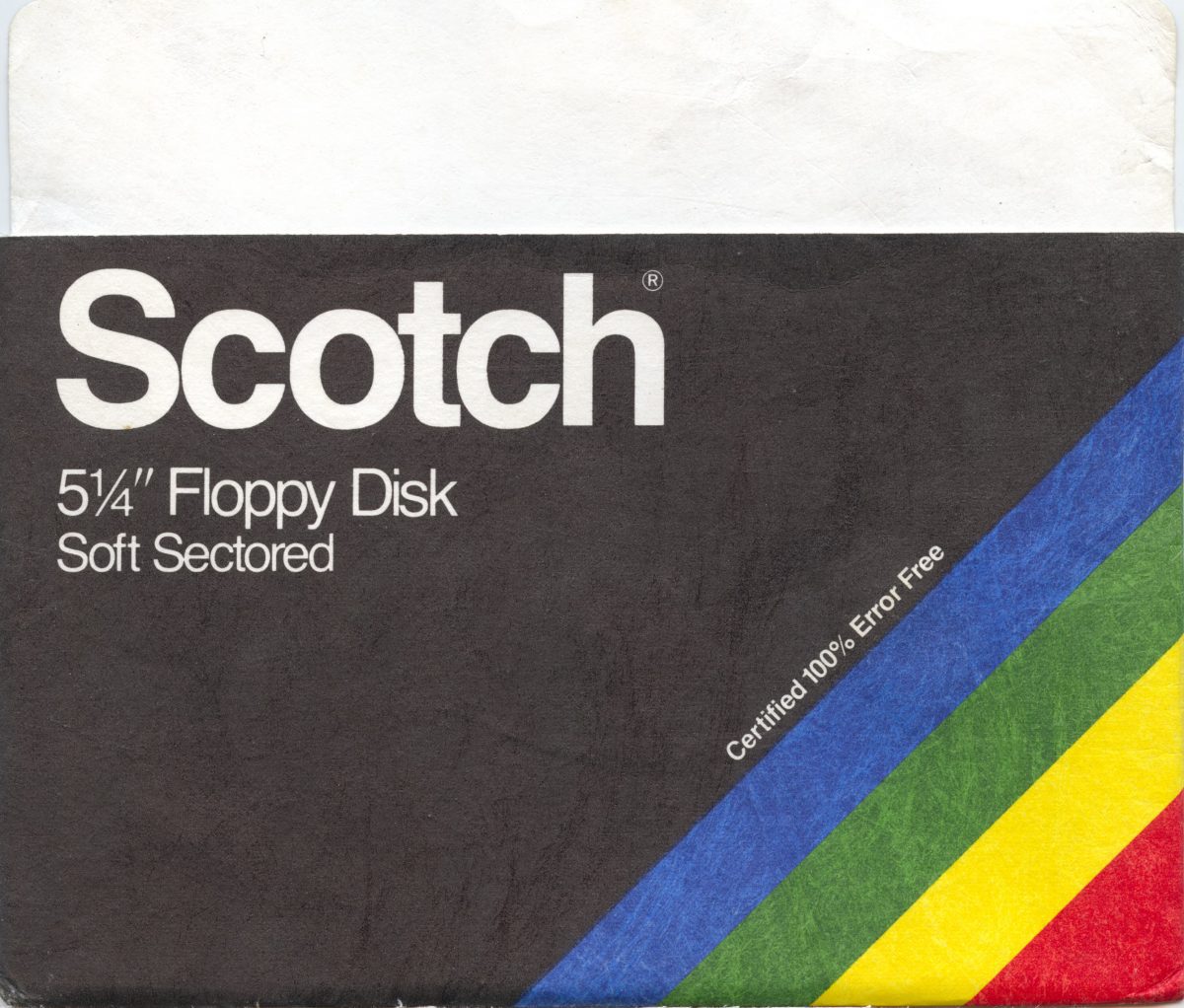 Scotch Disk Floppy DIsk Cover Sleeves