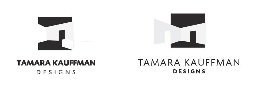 Interior Design Logo Process and Case Study for Tamara Kauffman Interior Designer